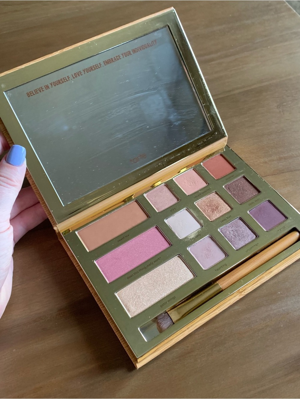 tarte Swamp Queen Eyeshadow Palette in Beige and Olive